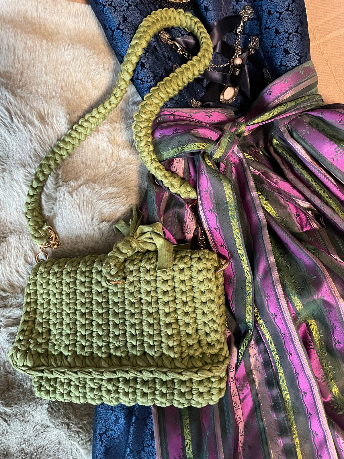 Stoffgarn-Tasche
