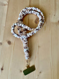 Handyband beige/braun gemustert