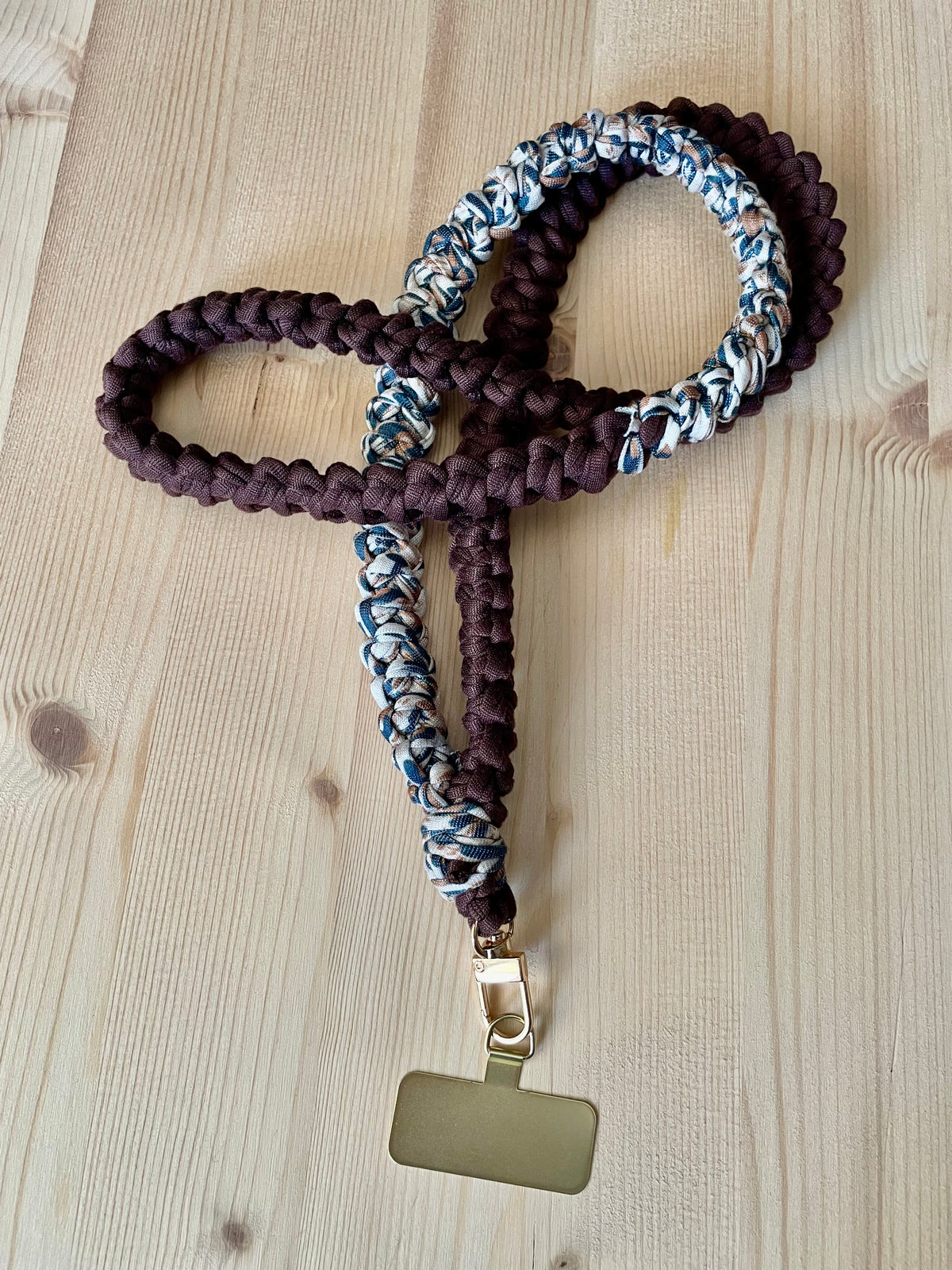 Handyband braun/leo